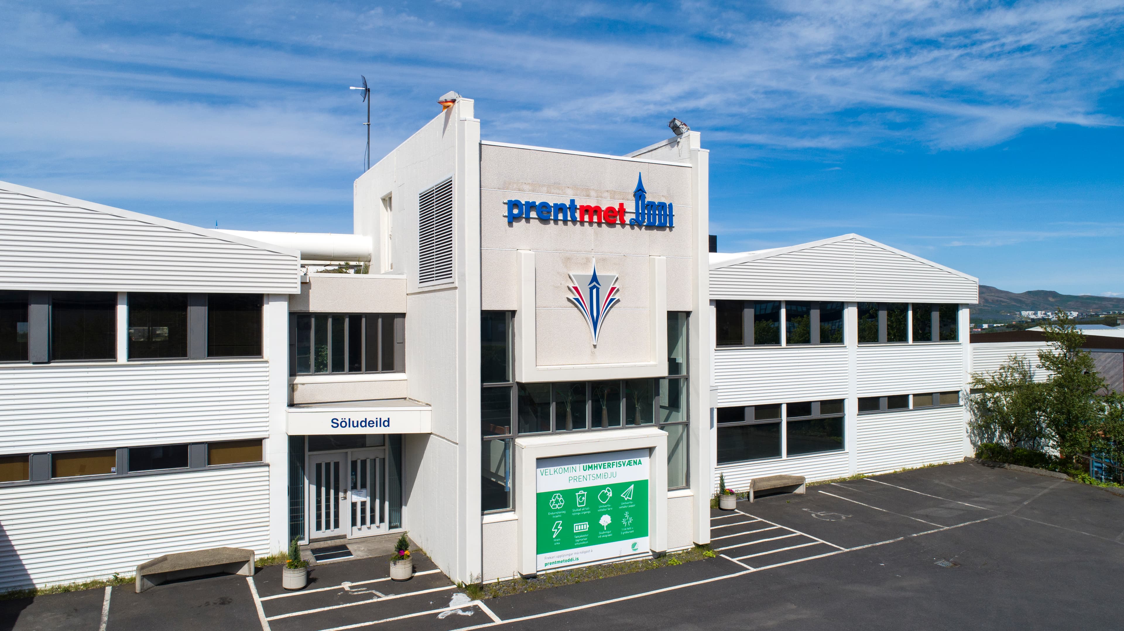 Húsnæði Prentmet Odda